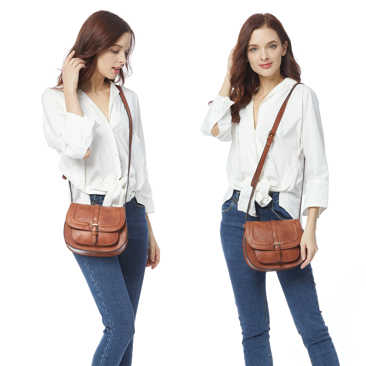 Crossbody Bags for Women Saddle Shoulder Purse and Boho Handbags with Strap Faux Leather CT20154E Crossbody Bags for Women Saddle Shoulder Purse and Boho Handbags with Strap Faux Leather CT20154E