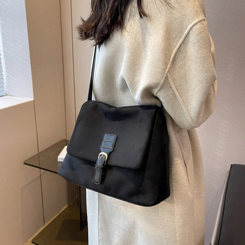 Vintage Brown Suede Soft PU Leather Women Shoulder Bags Large Capacity Crossbody Bag Tote Bag High Quality Fashion Hobo Handbags Vintage Brown Suede Soft PU Leather Women Shoulder Bags Large Capacity Crossbody Bag Tote Bag High Quality Fashion Hobo Handbags