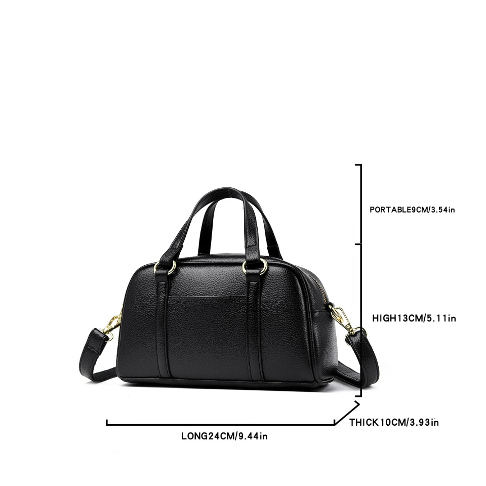 Quality Soft Leather Purses Fashion Small Women Shoulder Messenger Bag Wear-resistant Tote Bag Luxury Ladies Handbag Sac A Main Quality Soft Leather Purses Fashion Small Women Shoulder Messenger Bag Wear-resistant Tote Bag Luxury Ladies Handbag Sac A Main