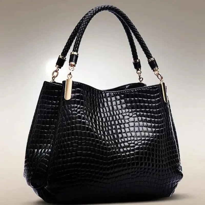 Women’s Bag Large Capacity Tote Daily Commute Women’s Shoulder Bag Crocodile Print Bright Face Handbag Shopping Women's Bag Large Capacity Tote Daily Commute Women's Shoulder Bag Crocodile Print Bright Face Handbag Shopping