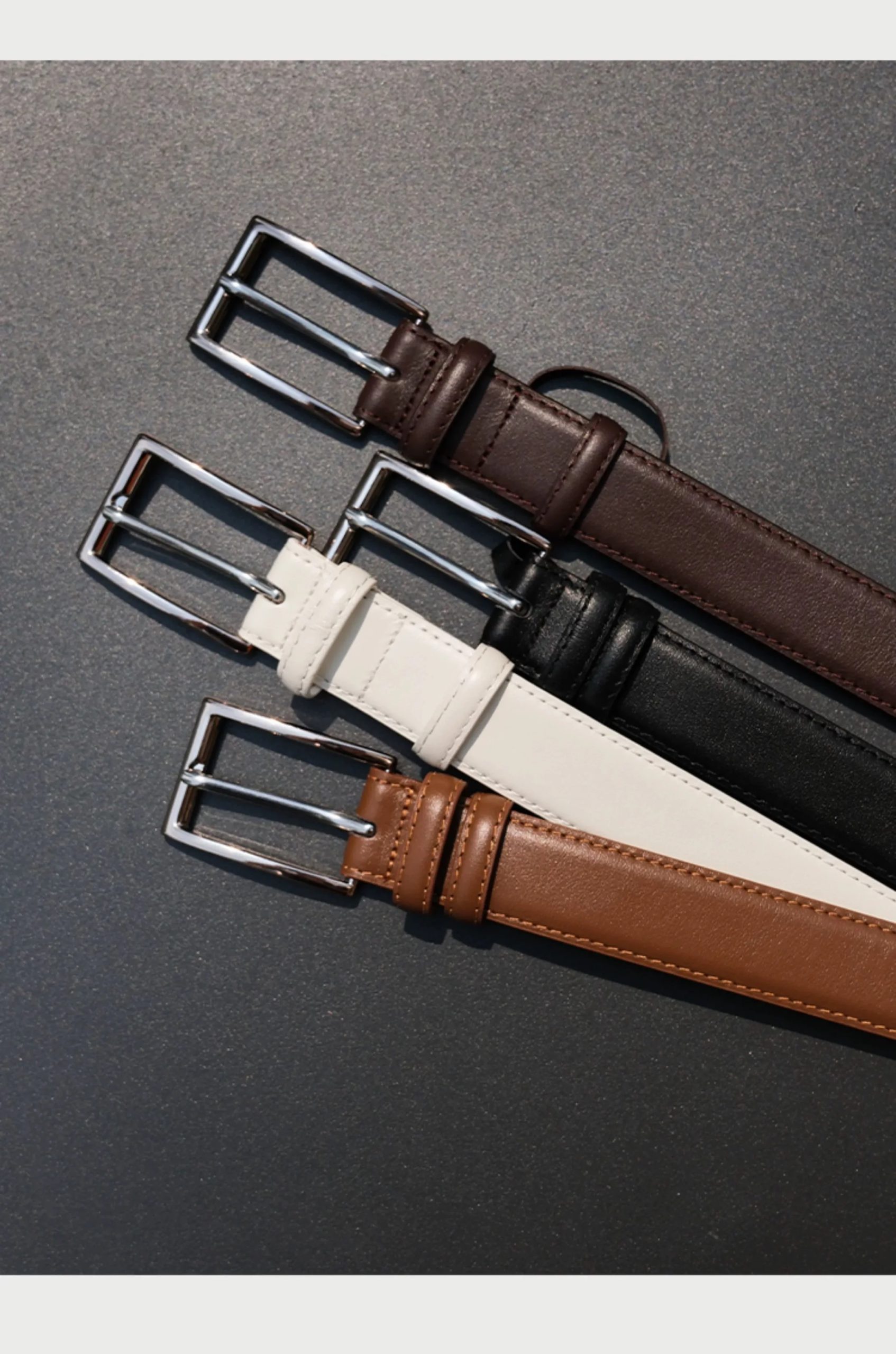 Vintage Ladies Belt with Silver Square Buckle Black Belt for Women Women’s Genuine Leather Belts for Jeans Pants Dresses Vintage Ladies Belt with Silver Square Buckle Black Belt for Women Women's Genuine Leather Belts for Jeans Pants Dresses