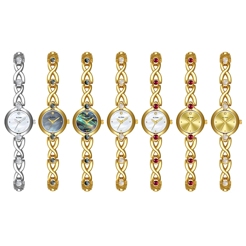 Bee Sister Ladies Watches Luxury Waterproof Fashionable Wristwatch Elegant Temperament Round Dial Quartz Retro Watch Woman Gift Bee Sister Ladies Watches Luxury Waterproof Fashionable Wristwatch Elegant Temperament Round Dial Quartz Retro Watch Woman Gift