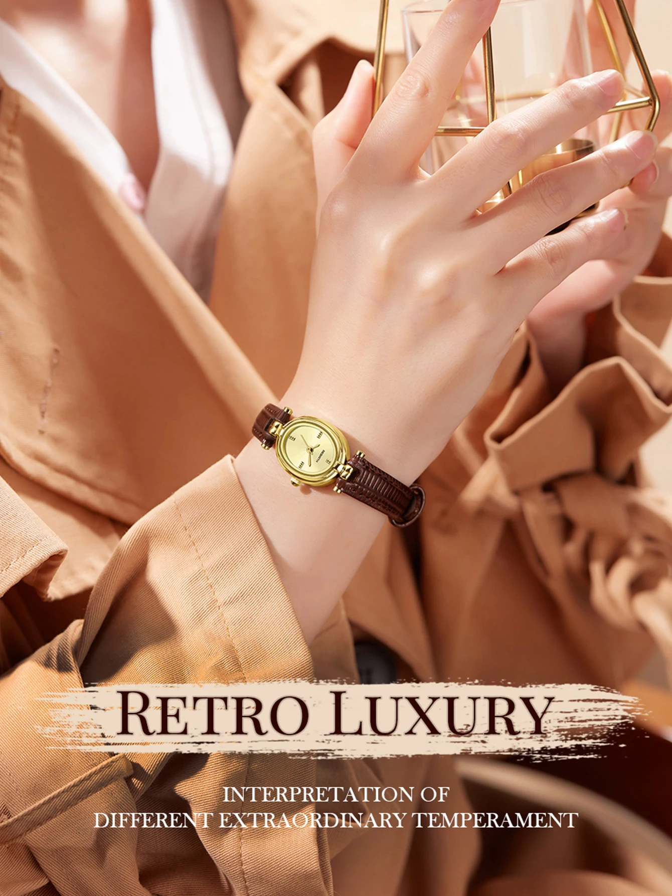 BIDEN Simple Women’s Watch Retro Luxury High Quality Gold Oval Small Dial Fashion Leather Quartz Watch Relojes femeninos BIDEN Simple Women's Watch Retro Luxury High Quality Gold Oval Small Dial Fashion Leather Quartz Watch Relojes femeninos