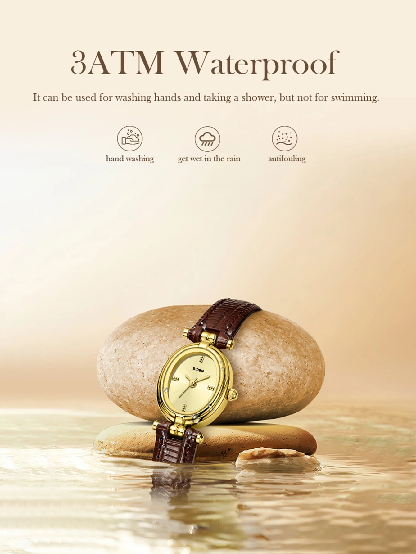 BIDEN Simple Women’s Watch Retro Luxury High Quality Gold Oval Small Dial Fashion Leather Quartz Watch Relojes femeninos BIDEN Simple Women's Watch Retro Luxury High Quality Gold Oval Small Dial Fashion Leather Quartz Watch Relojes femeninos