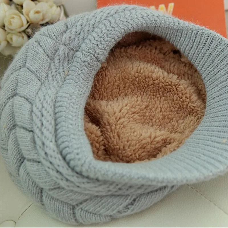 Hot Sale Women Winter Hat Plush Fur Lined Keep Warm Beanie Fashion Rabbit Fur Knitted Hats For Woman Outdoor Coldproof Cap Hot Sale Women Winter Hat Plush Fur Lined Keep Warm Beanie Fashion Rabbit Fur Knitted Hats For Woman Outdoor Coldproof Cap