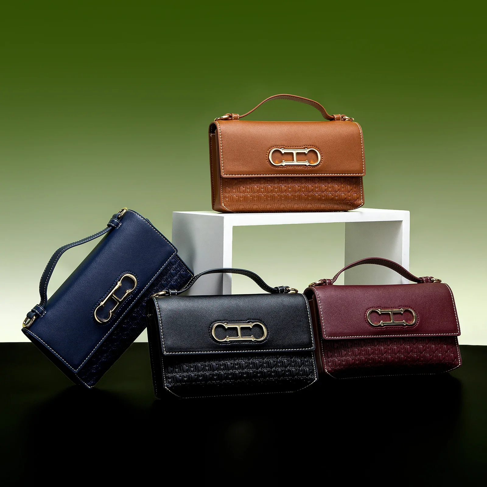 CH Crossbody Bag Brand Women’s Bag Letter Print Leather Compact Elegant Handbag Tote Bag Exquisite Fashion Women’s Bag CH Crossbody Bag Brand Women's Bag Letter Print Leather Compact Elegant Handbag Tote Bag Exquisite Fashion Women's Bag