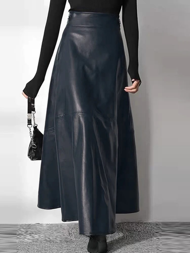 2023 Fashion Solid Mujer Faldas ZANZEA PU Leather Maxi Skirts Women’s Elegant OL Long Saias Casual High Waist Zipper Jupe Femme 2023 Fashion Solid Mujer Faldas ZANZEA PU Leather Maxi Skirts Women's Elegant OL Long Saias Casual High Waist Zipper Jupe Femme