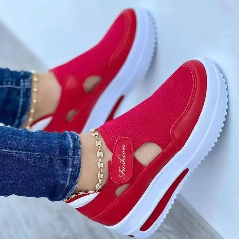 Red Casual Shoes, WOMEN’S Breathable Fashion Brand, Summer WOMEN’S Sandals Platform, Vulcanized Shoes, WOMEN’S New Sports Shoes Red Casual Shoes, WOMEN'S Breathable Fashion Brand, Summer WOMEN'S Sandals Platform, Vulcanized Shoes, WOMEN'S New Sports Shoes