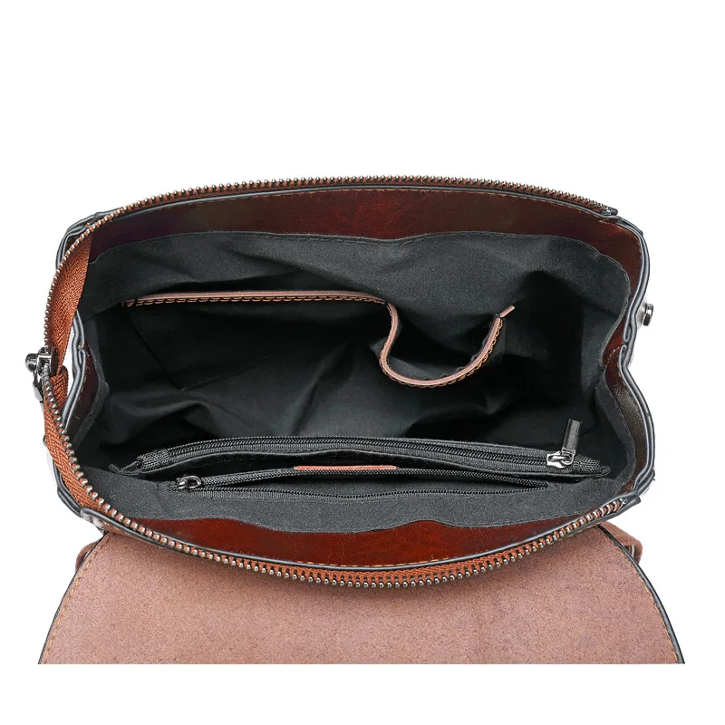 Women Backpack Cross body Shoulder Bag Genuine Leather Girls School Female Natural Skin Book Laptop Rucksack Messenger Bags Women Backpack Cross body Shoulder Bag Genuine Leather Girls School Female Natural Skin Book Laptop Rucksack Messenger Bags