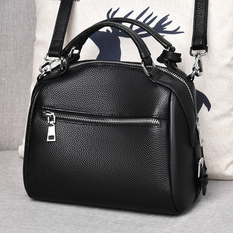 Fashion Genuine Leather Crossbody Bag Women Top Grain Handmade Shoulder Purse Cowhide Ladies Tote Handbag For Casual Daily Gift Fashion Genuine Leather Crossbody Bag Women Top Grain Handmade Shoulder Purse Cowhide Ladies Tote Handbag For Casual Daily Gift