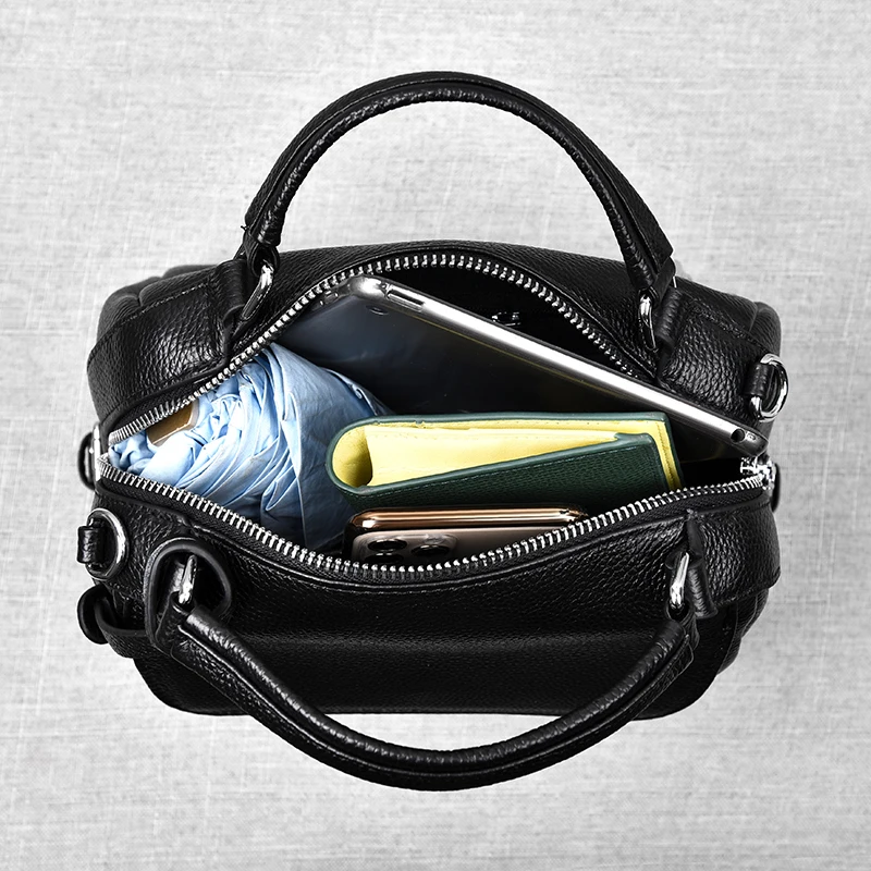 Fashion Genuine Leather Crossbody Bag Women Top Grain Handmade Shoulder Purse Cowhide Ladies Tote Handbag For Casual Daily Gift Fashion Genuine Leather Crossbody Bag Women Top Grain Handmade Shoulder Purse Cowhide Ladies Tote Handbag For Casual Daily Gift