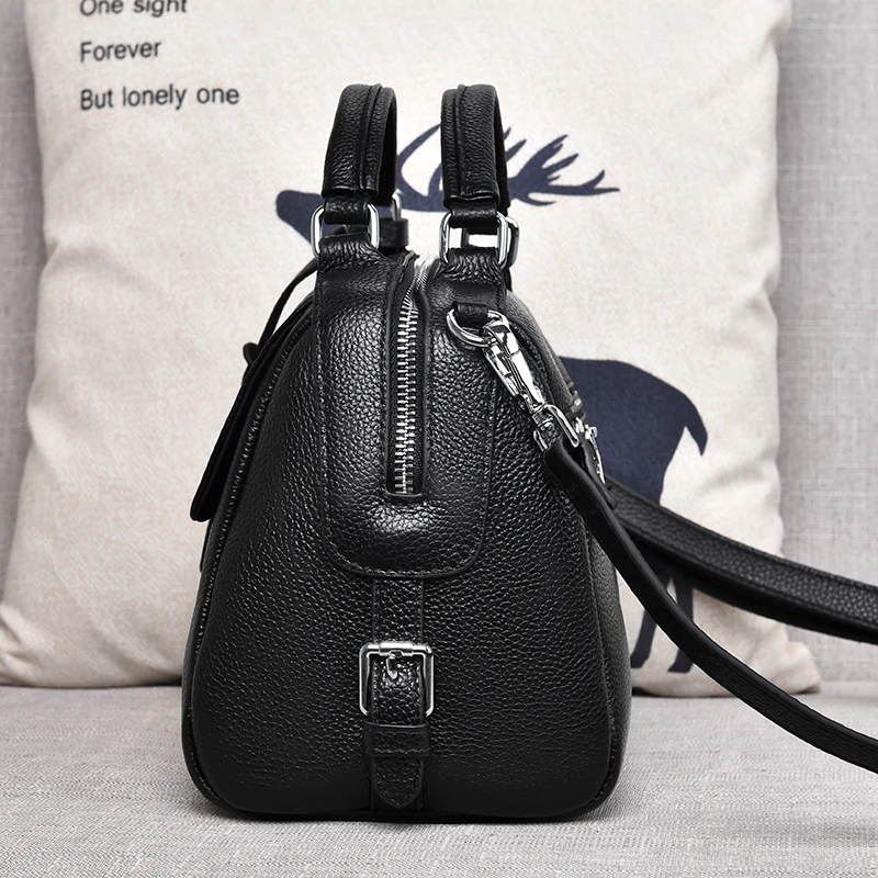 Fashion Genuine Leather Crossbody Bag Women Top Grain Handmade Shoulder Purse Cowhide Ladies Tote Handbag For Casual Daily Gift Fashion Genuine Leather Crossbody Bag Women Top Grain Handmade Shoulder Purse Cowhide Ladies Tote Handbag For Casual Daily Gift