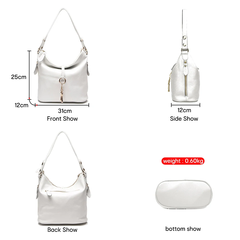 Zency Elegant Women Red Leather Handbag 100% Genuine Leather Lady Hobo Bag Charming Ring Medium Shoulder Bag Bright Yellow Bags Zency Elegant Women Red Leather Handbag 100% Genuine Leather Lady Hobo Bag Charming Ring Medium Shoulder Bag Bright Yellow Bags