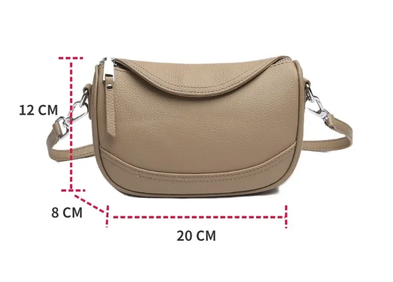 TOGO Head Layer Cowhide Leather Saddle Bag Temperament Ladies’ Small Handbag Genuine Leather Shoulder Crossbody Phone Bag TOGO Head Layer Cowhide Leather Saddle Bag Temperament Ladies' Small Handbag Genuine Leather Shoulder Crossbody Phone Bag